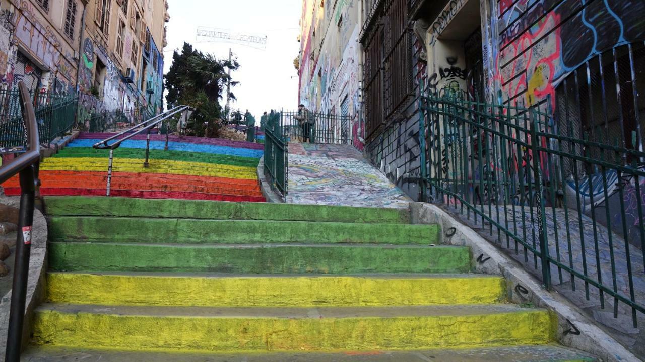 QUARTIER DES CREATEURS la plaine cours julien chambre privée dans appartement Marsella Exterior foto