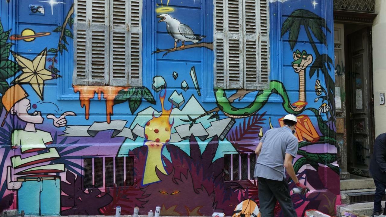 QUARTIER DES CREATEURS la plaine cours julien chambre privée dans appartement Marsella Exterior foto